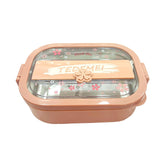 Stainless Steel Pink Lunch Box