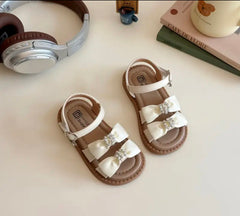 Off White Bow Sandal