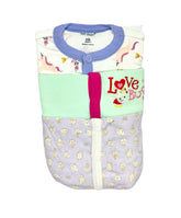 Front open 3 Quarter Romper Set Newborn
