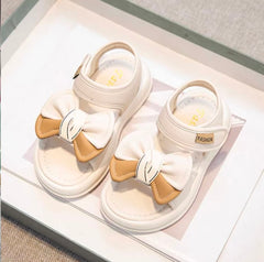 White Bow Sandal