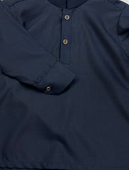 Navy Blue Kurta Shalwar Set
