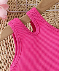 2PC Pink Floral Suit