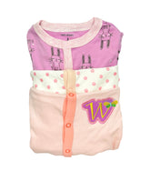 Front open 3 Quarter Romper Set 0-3 Month