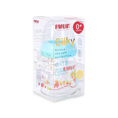Farlin Wide-Neck Glass Feeding Bottle 120ml – Blue