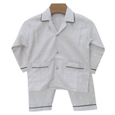 Grey Cotton Night Suit