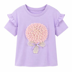 Baby Girl Purple Pearl T-Shirt