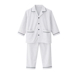 Black Stripes Cotton Night Suit