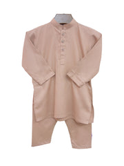 Peach Kurta Shalwar Set