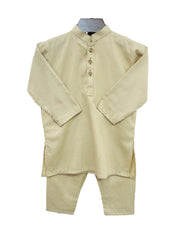 Beige Kurta Shalwar Set