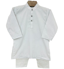 Light Grey Kurta Shalwar Set