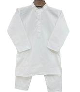 White Kurta Shalwar Set