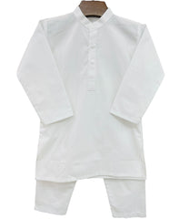 White Kurta Shalwar Set