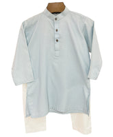 Light Blue Kurta Shalwar Set