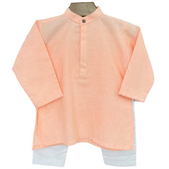 Peach Kurta Shalwar Set
