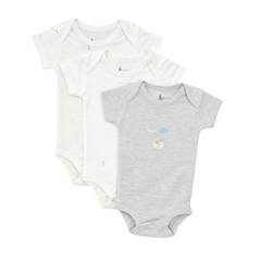 Little Baby Half Sleeves 3PC Body suit Sets