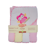 Hooded Bath Towel & Face Towel Set