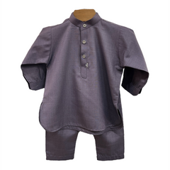 Purple Kurta Shalwar Set