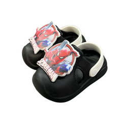 Baby Boy Black Spiderman Clogs