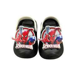 Baby Boy Black Spiderman Clogs