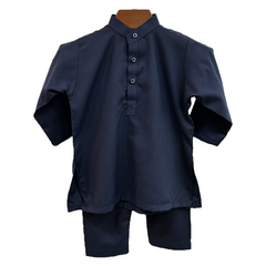 Midnight Blue Kurta Shalwar Set