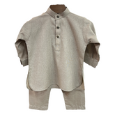 Sand Brown Kurta Shalwar Set