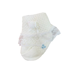 Off White Frill Socks