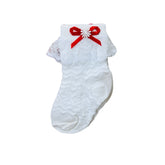 White Frill Socks