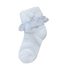 White Frill Socks