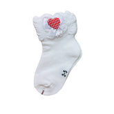 White Socks with Hearts