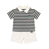 Baby Boy 2PC Black Stripes Suit