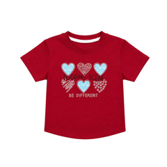 Baby Girl Summer Maroon T-Shirt – Silver Hearts