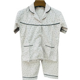 Black Polka Dots Night Suit