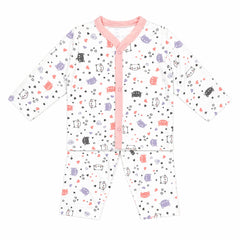 Kitty Pink Pyjama Suit