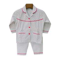 Pink Cotton Night Suit
