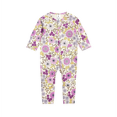 Flower Open Feet Romper