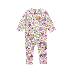 Flower Open Feet Romper