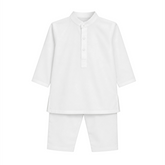 White Kurta Shalwar Set