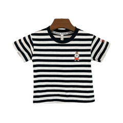 Black Stripes Round neck T-Shirt