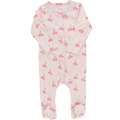 Pink Closed Feet Romper