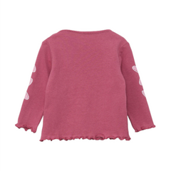 Pink Hearts Full Sleeves T-Shirt