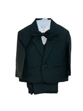 5PC Black Formal Pant Coat