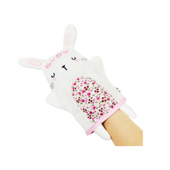 Pink Flower Hooded Bath Towel