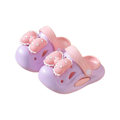 Adorable Bowknot Clogs for Baby Girls
