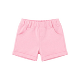 Baby Girl Round Lastic Short - Pink