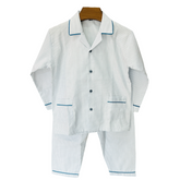 Green Stripes Cotton Night Suit