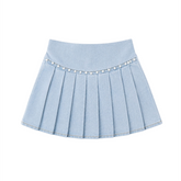 Baby Girl Soft Jeans Short - Blue