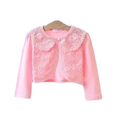 Baby Girl Pink Lace Shrug