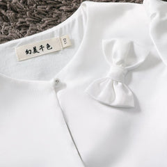 Baby Girl White Silk Shrug