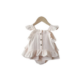 2P Light Pink Girls Suit