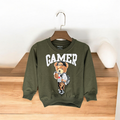 Green Gamer Sweat T-Shirt
